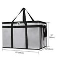 thumbnail image 6 of Extra Large Insulated Food Delivery Bag, Hot & Cold Meal Carrier Bag, Catering/Doordash Pizza Warmer, Grocery Tote, Cooler Bag, 6 of 7