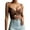 Brown, variant on Strap Camisole Tank Top Women's Summer Deep V Neck Vest Kink Elastic Lace Up Sleeveless Halter Top(White M)