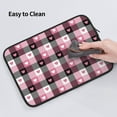 thumbnail image 5 of Pofeuu Heart Plaid Print Laptop Carrying Case,13-15-Inch Laptop and Tablet, Sleek Design, Durable and Water-Repellent Fabric, Business Casual or School-15 inch, 5 of 8