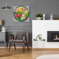 thumbnail image 6 of Epic Art 'Lilly Love-Circle' by Carissa Luminess, Acrylic Glass Wall Art, 24"x24", 6 of 8