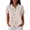 Camel-A#110521nn, variant on Hearthz Striped Peter Pan Collar Women Button Down Shirt Short Sleeve Waffle Knit Women Blouses Dressy Casual Summer Boho Tunic Top
