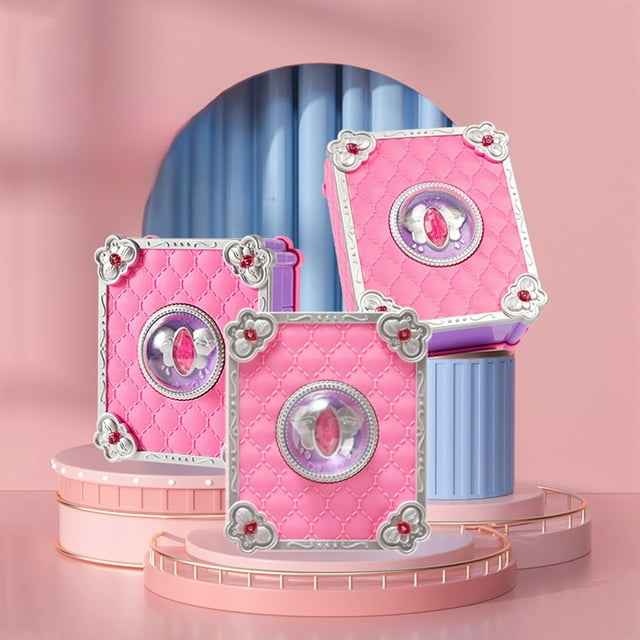 EQWLJWE Learning & Education Toys,Handheld Games for Kids Electronics,Hundreds of Book Boys Girls Surprise Treasure Chest Toy Sticker Machine Hundreds of Book Card Gift Box