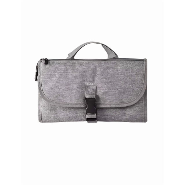 Cambiador Xtellar De Bebé Portátil Plegable Impermeable Color Gris