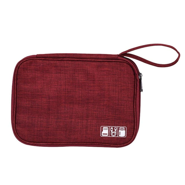 Electronics Accessories Bag Waterproof Cable Organizer Bag for Electronic Accessories Small Travel Cable Organizer Bag for Hard Drives Cables USB Card upgrade