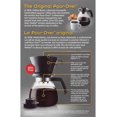 thumbnail image 3 of Melitta 52 oz. Pour-Over Coffee Brewer with Glass Carafe, Black, 3 of 4