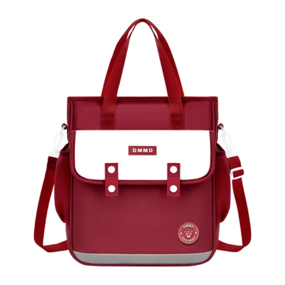 gcong Lightweight School Backpack Satchel Bookbag With Adjustable Strap For And Art Supply Brick Red