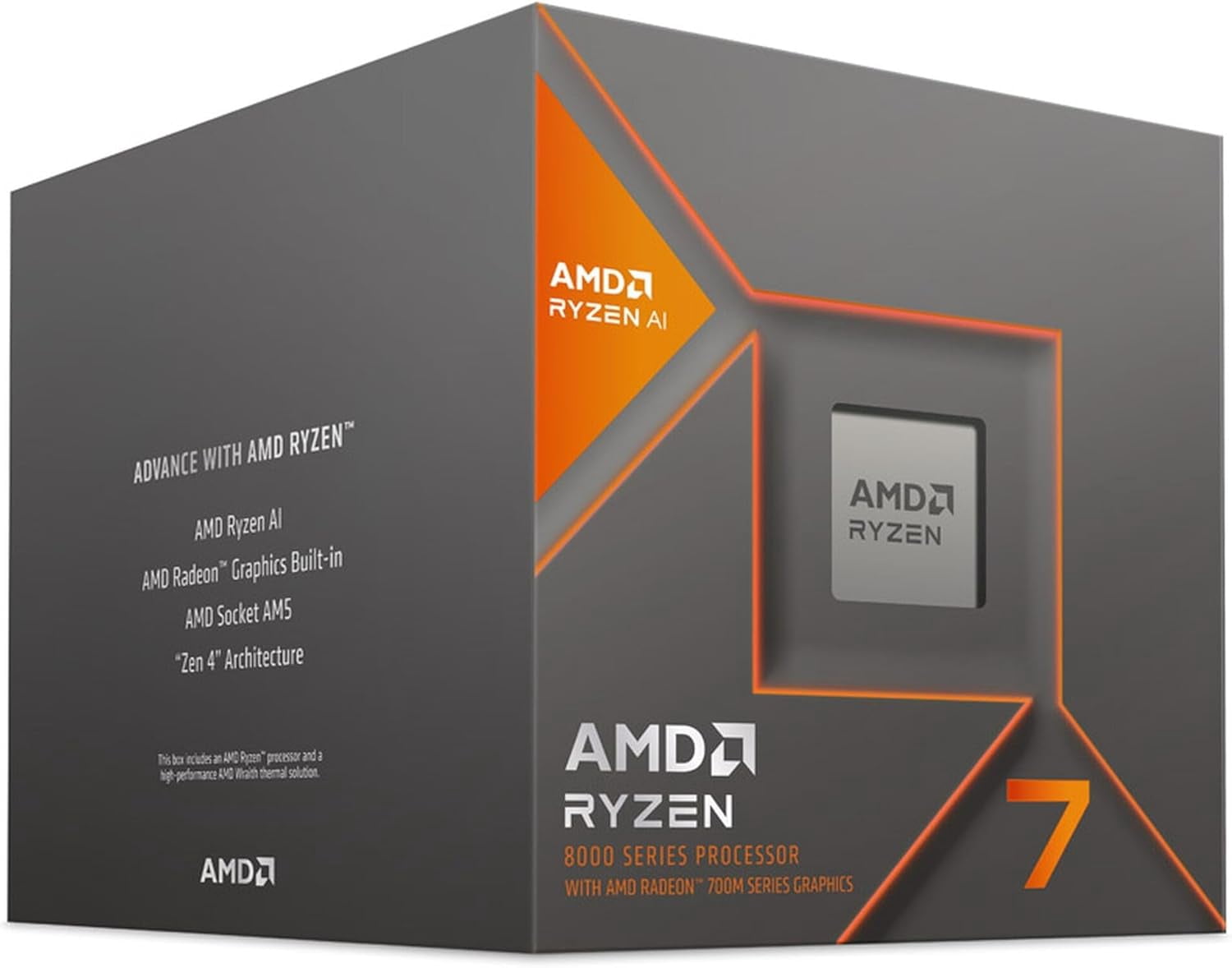 AMD 100-100001236SBX Ryzen 7 8700G 8-Core, 16-Thread Desktop