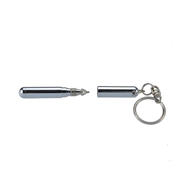 Recién Llegado Llavero De Metal Pluma Telescópica De Acero Inoxidable Llavero Pluma Telescópica Scienceny HA020629-00