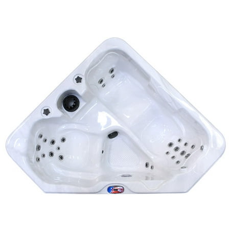 American Spas 2 Person 28 Jet Plug And Play Hot Tub With Multi Color Hot Tub Light
