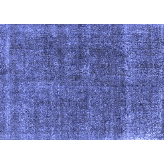 Ahgly Company Indoor Rectangle Oriental Blue Industrial Area Rugs, 8' x 10'