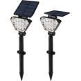 thumbnail image 1 of Solar Spotlight Outdoor Garden Landscaping Lights, 2pcs LED Landscape Lighting Garden Solar Spotlight Outdoor IP65 Waterproof Aisle Lighting Garden Pa, 1 of 5