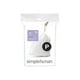 thumbnail image 1 of Bolsas de basura simplehuman Code P Custom Fit 50-60 L, 1 paquete de recarga, 1 of 4