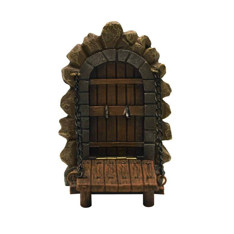 Mini Stone Wooden Draw Bridge Fairy Garden Landscape Accessories Dollhouse Decor Mini Stone Wooden Draw Bridge Fairy Garden Landscape Accessories Dollhouse Decor