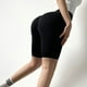 thumbnail image 4 of Sonducket Gimnasio en casa, pantalones cortos de Yoga para mujeres, niñas, correr, trotar, ciclismo, entrenamiento, pantalones cortos deportivos Prendas para la parte inferior del cuerpo Negro SG, 4 of 6