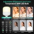 thumbnail image 3 of EMART Softbox Photography Lighting Kit, 16"x16" Pull Soft Box, 50W 3000K-6000K LED Bulb with Remote/APP Control, 1 Pack, 3 of 7