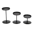 thumbnail image 1 of Portavelas De Pilar, Antioxidante 3pcs Portavelas De Pilar Negro Tres Tamaños Pintura De Piano Negro Para Boda ANGGREK Candle Holders for Pillar Candles, 1 of 8