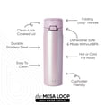 thumbnail image 2 of Simple Modern 22 fl oz Insulated Stainless Steel Mesa Loop Water Bottle with Covered Straw|Lavender Mist Pearl, 2 of 6
