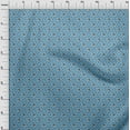 thumbnail image 4 of oneOone Cotton Flex Dusty Blue Fabric Bull Dress Material Fabric Print Fabric By The Yard 40 Inch Wide, 4 of 5