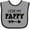 Heather and Black, variant on Inktastic I Love My Pappy with Arrow Boys or Girls Baby Bib