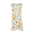 thumbnail image 4 of BYHONG Robes d'Été Décontractées pour Filles Mode Mignonne Printemps et Été Imprimé Col Rond Sans Manches Robe Décontractée (1) Vert Menthe 3-4 Robes de Soleil pour Filles, 4 of 5