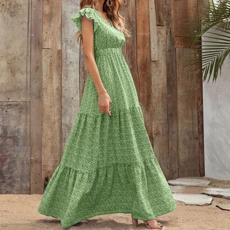 where to buy flowy dresses Flowy Black Maxi Dress with Side Slits – Reistor main image 0