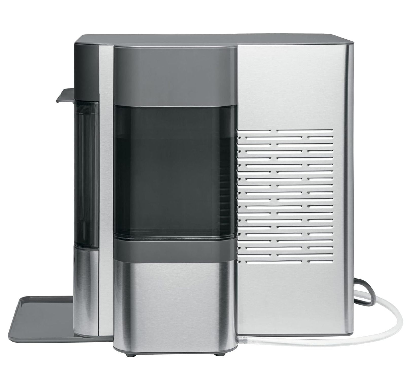 Opal | Side for 2.0 Opal Nugget Ice Maker | Easy Attachment to Opal Ice Machine | 0.75-Gallon | Allows for 3X More Ice Before Refill | Stainless Steel (P4AAKASSPSS)