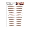 thumbnail image 2 of Fiudx Pegatina para Cejas 6D, Tatuajes Naturales de Color Marrón, Transformación Instantánea, Fácil Aplicación, Diseño Agradable para La Piel, Varios Estilos, Imprescindible para El Maquillaje Diario, 2 of 2