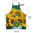 thumbnail image 2 of Kdxio Sunflowers in Bucket Apron with Pockets Adjustable Kitchen Aprons for Men Women Waterproof Aprons for Cooking,Drawing,Crafting, Baking Household Cleaning, 2 of 8