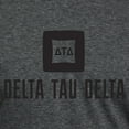 thumbnail image 3 of CafePress - Delta Tau Delta Black Stacked Signature T Shirt - Mens Tri-blend T-Shirt, 3 of 4