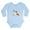 Sky Blue, variant on CafePress - Corgi With Butterfly Body Suit - Long Sleeve Cotton Baby Bodysuit
