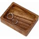 thumbnail image 1 of Bandeja rectangular de madera de acacia Plato rectangular de madera para servir, 1 of 9