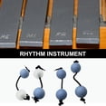 thumbnail image 2 of Aslatuas Rhythmic Globe Kashaka Shaker Instrument Classical African Shaker Rattle Hand Percussions for Kids and Adults, 2 of 8