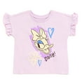 thumbnail image 3 of Disney Daisy Duck Minnie Mouse 2 Pack T-Shirts Toddler to Big Kid, 3 of 5