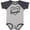 Heather and Navy, variant on Inktastic I Love My Grandpa in Black Chalk Heart Boys or Girls Baby Bodysuit