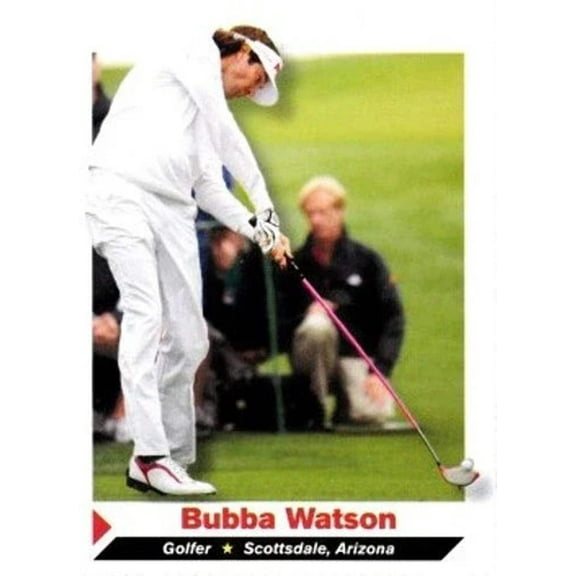 Bubba Watson 2012 Sports Illustrated for Kids Golf Rookie Card Off Centered