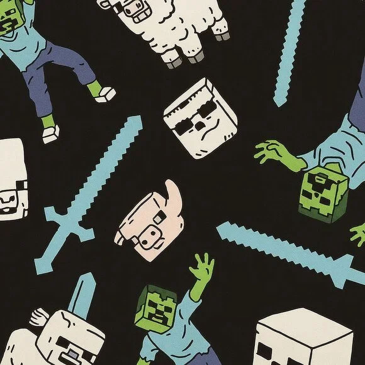 Character License Mens Sleep Pants MineCraft, Sizes S- 2XL