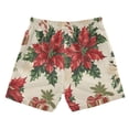 thumbnail image 7 of FORMRS Boys Swim Trunks Quick Dry Mesh Liner Boardshorts Sizes XS-XL, Christmas Poinsettia, 7 of 7