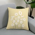 thumbnail image 3 of Flmtop 1PC Soft Pillow Covers Flower Printed Pillowcases with Exquisite Pattern Easy Maintenance Pillowcase Washable Pillowslip Sofa Pillow Cover Decor, 3 of 10
