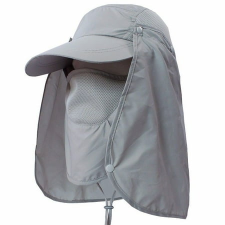 Hat Cap Snap - Outdoor Fishing Camping Hunting Boonie Snap Hat Brim Ear Neck Cover Sun Flap Cap