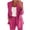Hot Pink, variant on Suits for Women, Womens Suits 2 Piece Set Business, Pant Suits for Women Dressy, Trajes Elegantes Para Mujeres, Womens Business Casual Clothing, Dark Gray M