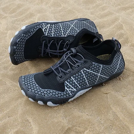 

Water Shoes for Men Water Sneakers Quick Dry Wading Shoes Rubber Sole Non-Slip Breathable Sports Shoe Fitness Beach Swimming