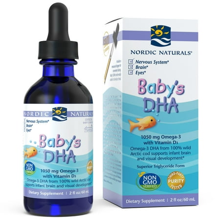Nordic Naturals Baby's DHA Liquid, 1050 Mg Omega-3, 2 Fl