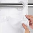 thumbnail image 5 of Hookless It's A Snap Shower Curtain Liner, Snap-in PEVA Water & Mildew Resistant Shower Curtain Liner, Easy Install Replacement Shower Liner, 70 In Wide x 69 In Long, Frost White, 5 of 7