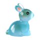 thumbnail image 1 of Conejo azul de oreja pequeña luminosa, 1 Juego (10 piezas), adorno de resina de conejito luminoso de Pascua, 1 of 13