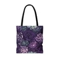 thumbnail image 2 of Tote Bag in Purple Floral Pattern, 2 of 4