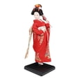 thumbnail image 3 of Muñeca geisha japonesa étnica, figura coleccionable, estilo vintage, colección artesanal. Estilo E, 3 of 9