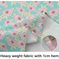 thumbnail image 5 of Pink Oval Tablecloth, Floral Oval Tablecloth, Pink Flowers Print Table Cloth, Spring Summer Waterproof Wrinkle Free Tablecloth for Oval Tables 60 X 120 Inch, 5 of 5