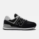 thumbnail image 1 of New Balance 574 Core Men Sneaker Black/White ML574EVB NEW IN BOX, 1 of 5