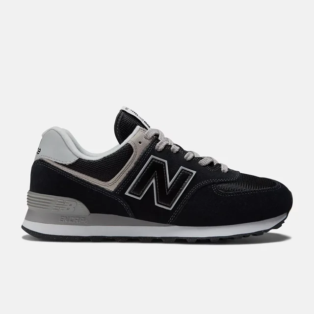 New Balance 574 Core Men Sneaker Black/White ML574EVB NEW IN BOX