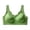 Green#38, variant on UVEASISHA Women's Comfort Bra Floral Jacquard Bralette Wide Strap Scalloped V Neck Everyday Bras Elegant Full Coverage Underwearr for Elder Women Beige XXL